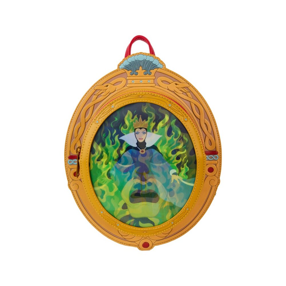 D23 Limited Edition Snow White Evil Queen Magic Mirror Lenticular Mini Backpack